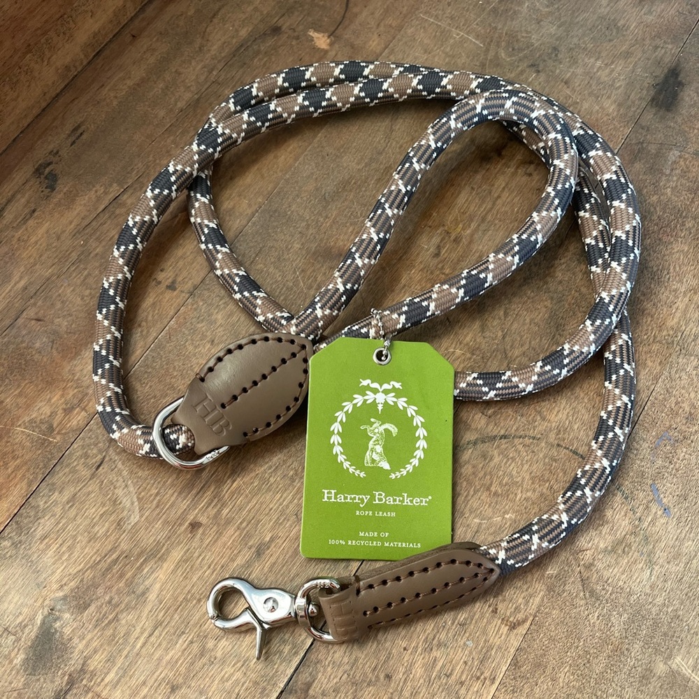 COPY - Harry Barker Diamond Pattern Rope Leash